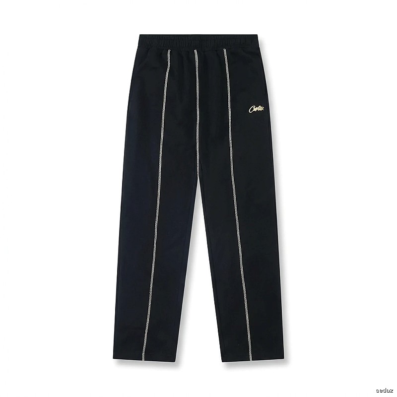 Corteiz minimalist style black trousers