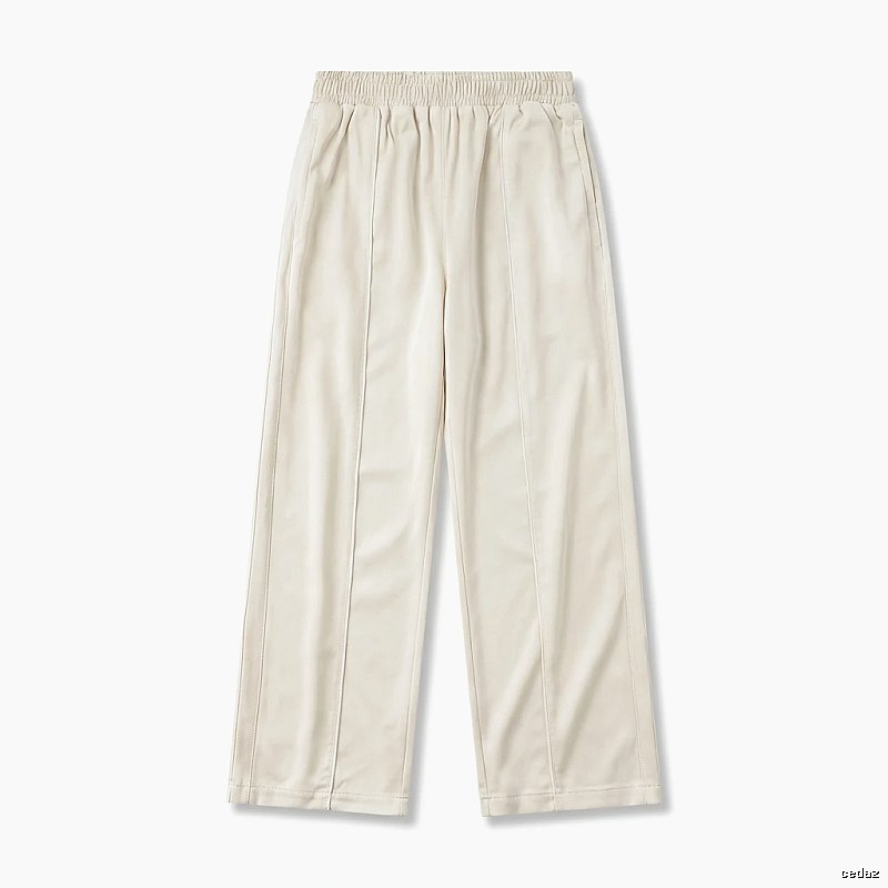 Corteiz minimalist style off-white wide-leg pants