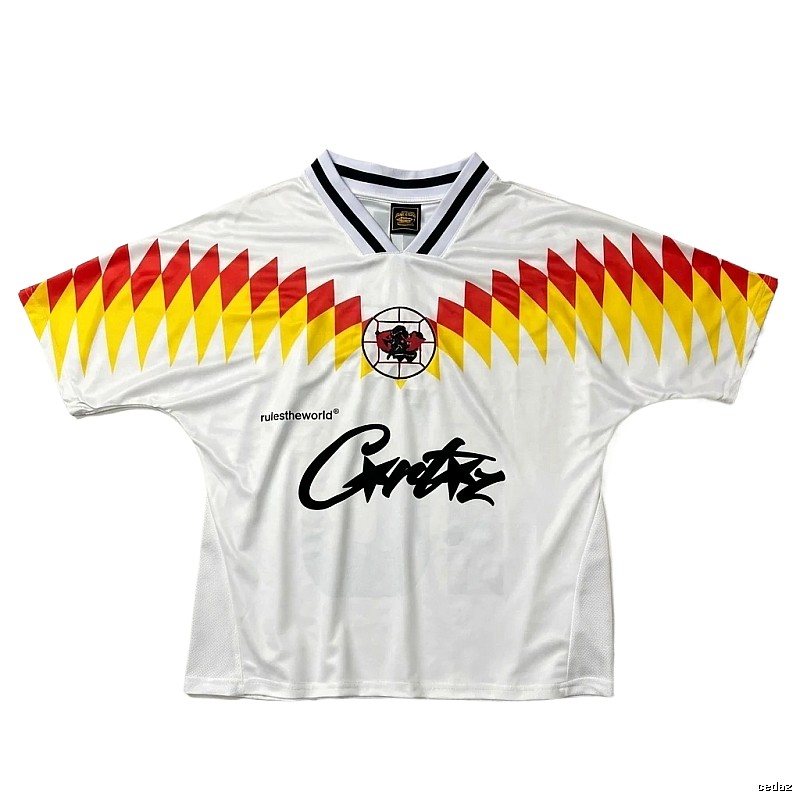 Corteiz sporty white short-sleeved shirt