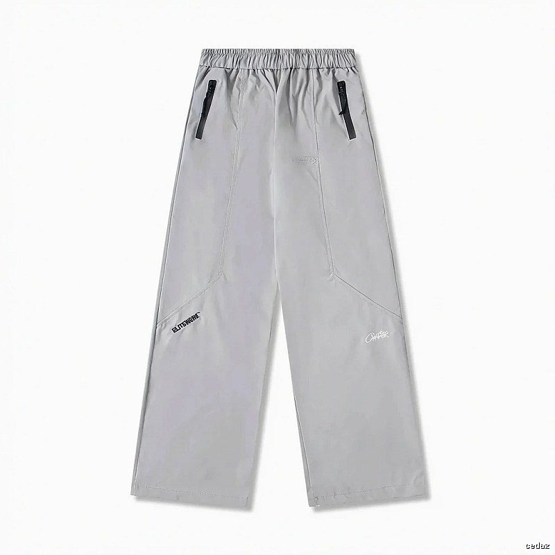 Corteiz Workwear Style Light Grey Trousers