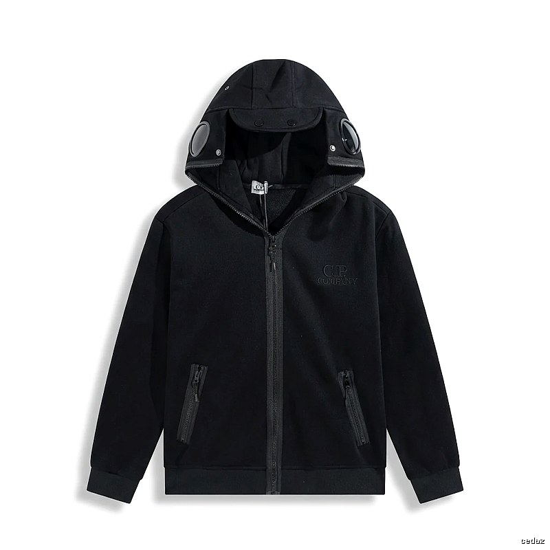 C.P. Functional Style Black Hoodie
