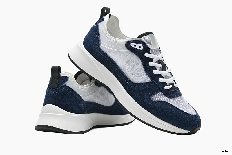 Dior casual style blue and white sports shoes