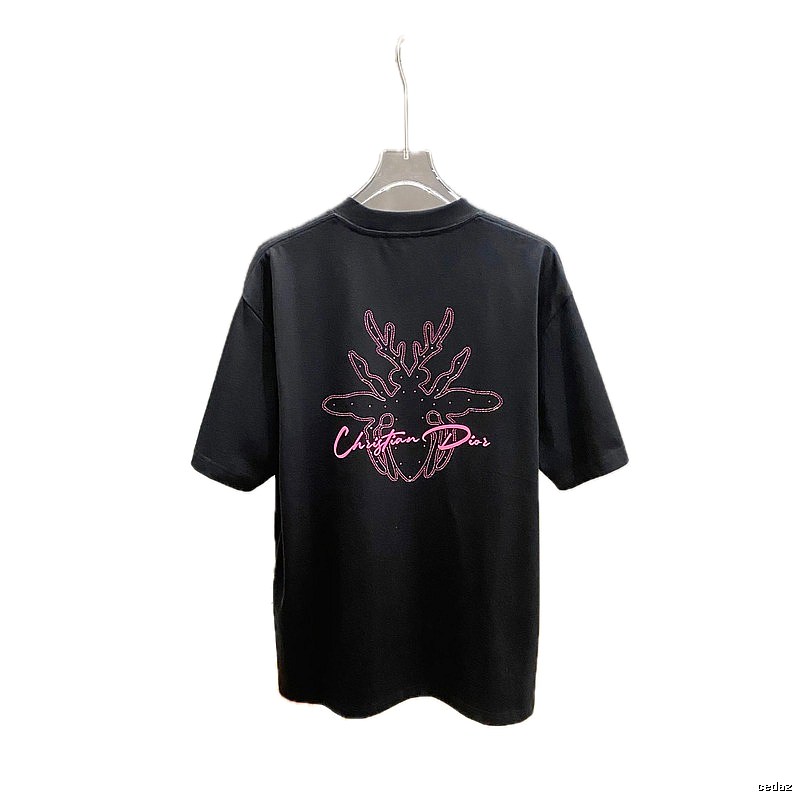 Dior Christmas-style black T-shirt