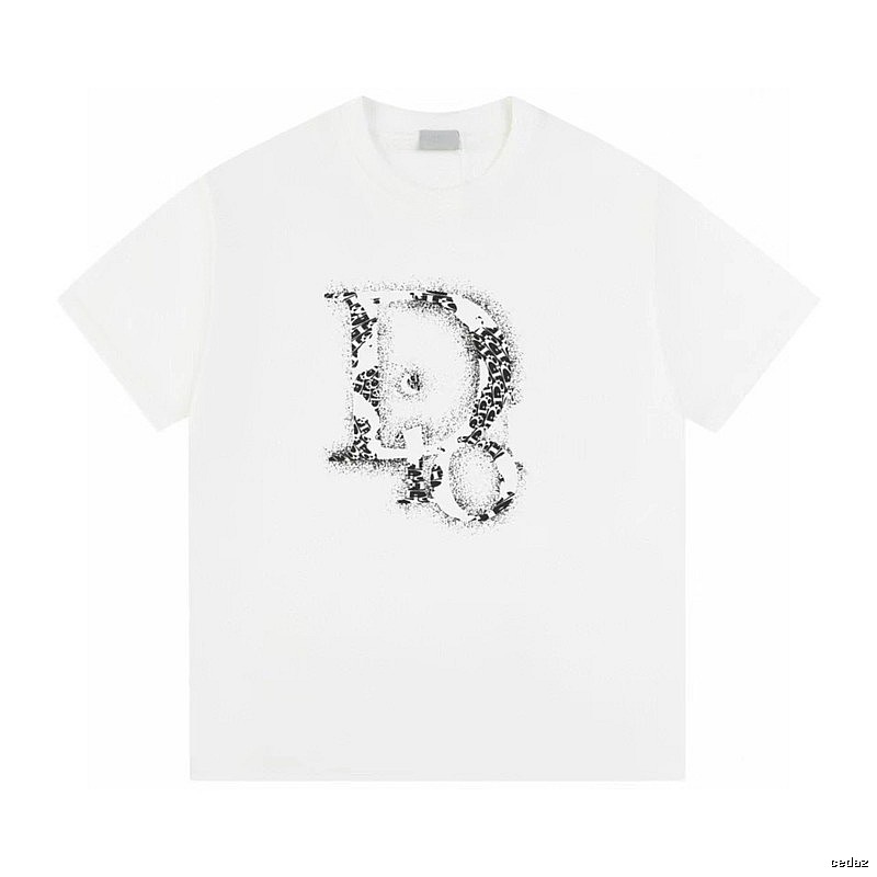 Dior Minimalist Monogram White Short-sleeved T-shirt