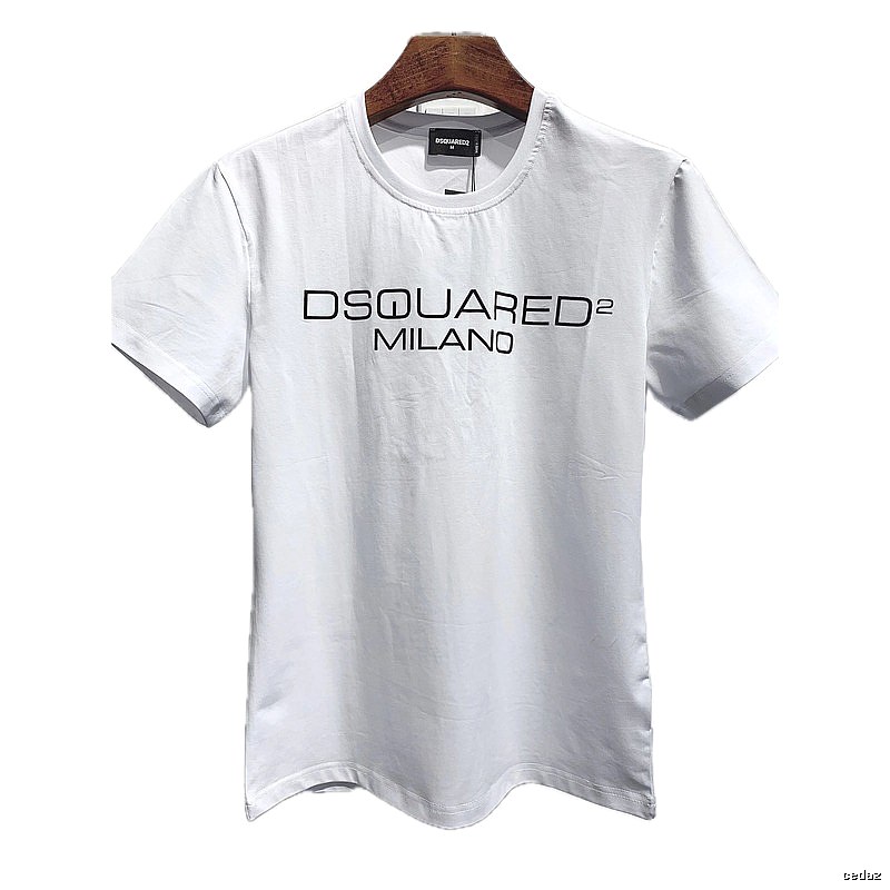 DSQUARED2 Letter Print Streetwear Brand White T-Shirt