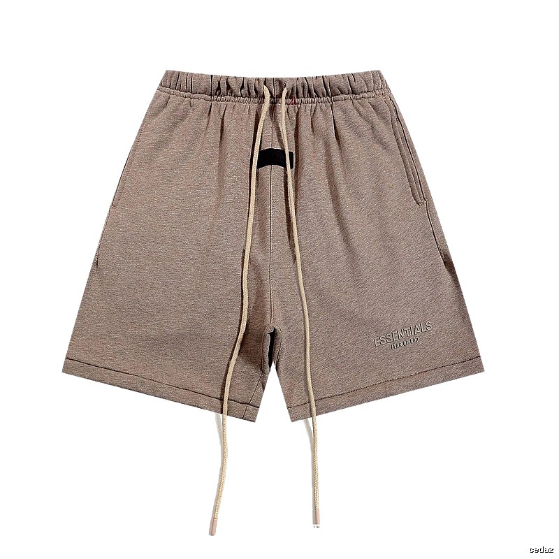 ESSENTIALS Basic Khaki Shorts