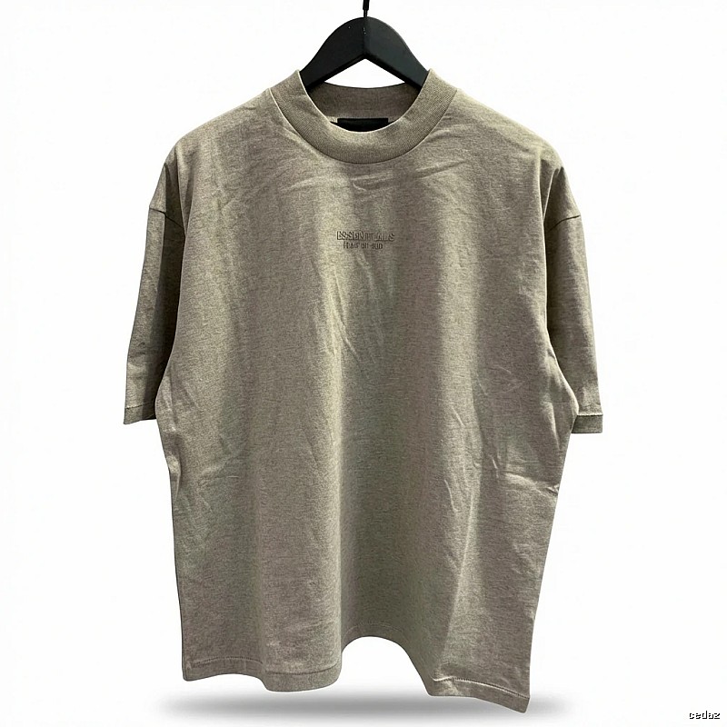 ESSENTIALS Basic Light Gray T-shirt