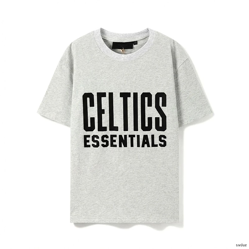 ESSENTIALS Gray and Black T-shirt of the Trendy Brand