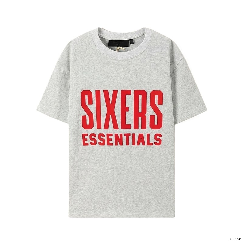ESSENTIALS Grey Minimalist Style T-shirt