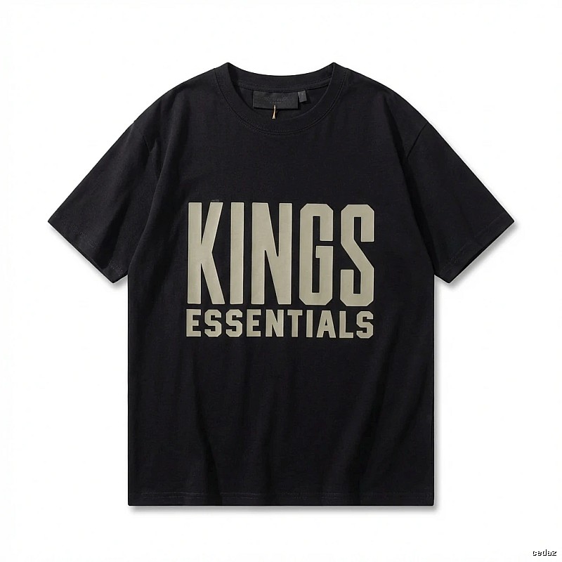 ESSENTIALS KINGS Style Black T - Shirt