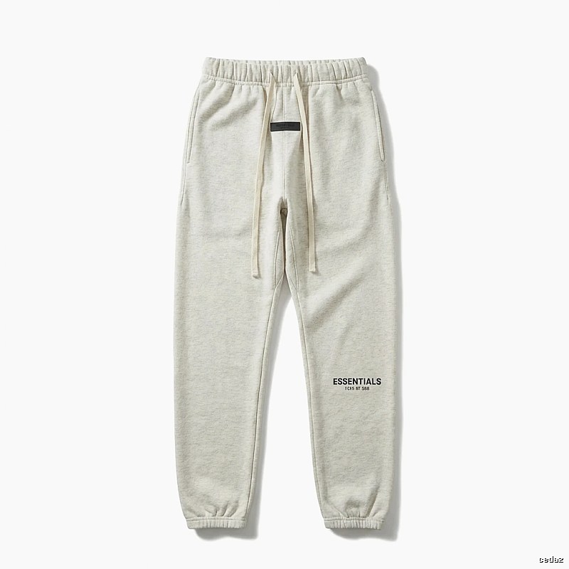 ESSENTIALS minimalist light gray sweatpants