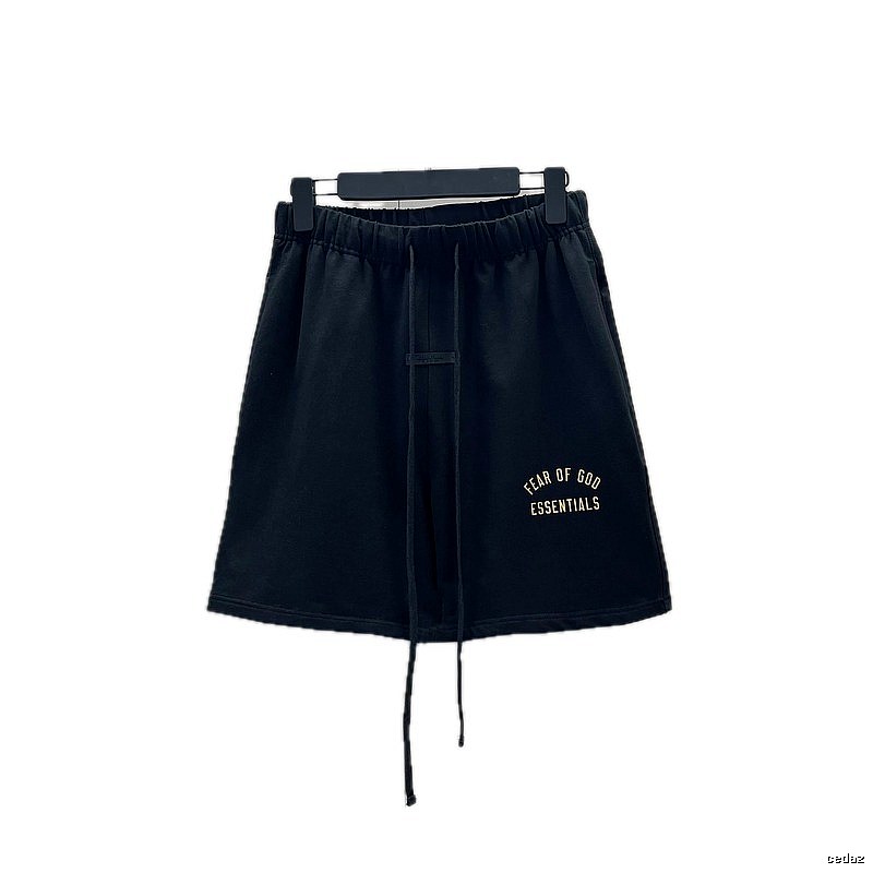 ESSENTIALS minimalist style black shorts