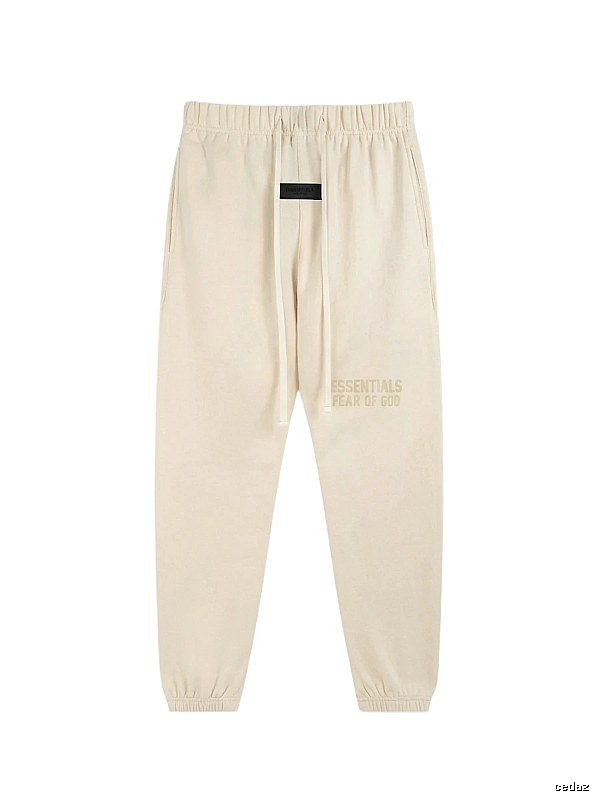 ESSENTIALS minimalist style off-white sweatpants