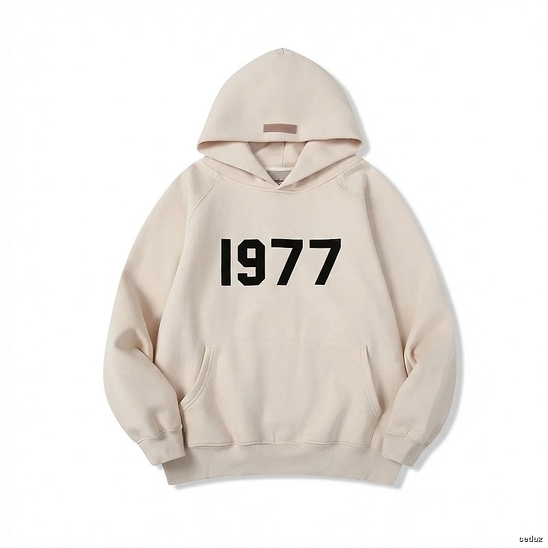 ESSENTIALS minimalist style off-white sweatshirt