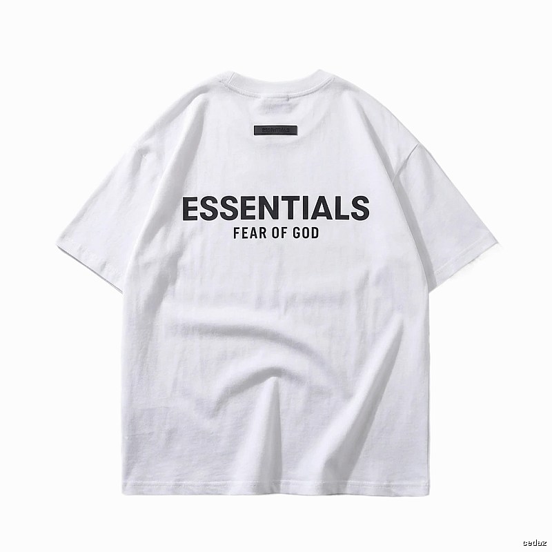 ESSENTIALS minimalist style white T-shirt