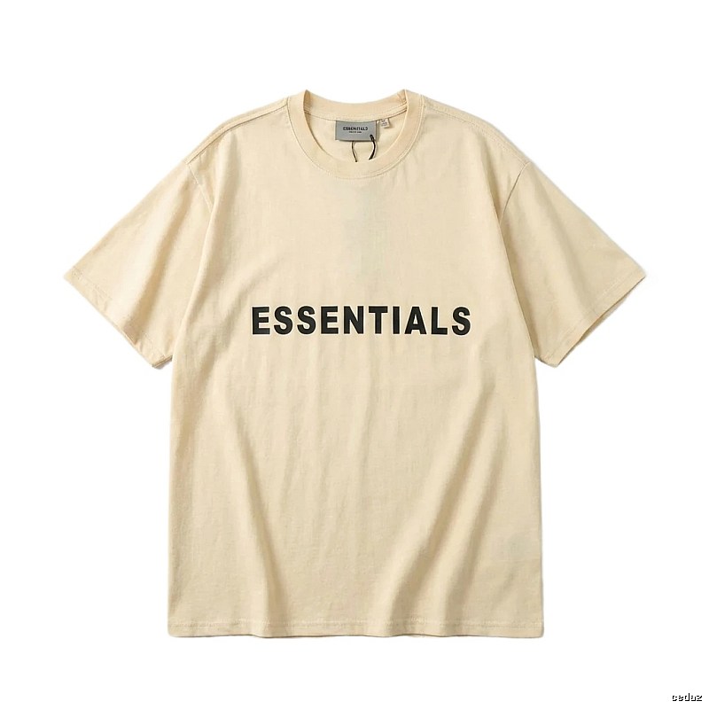 ESSENTIALS Simple Beige T-shirt