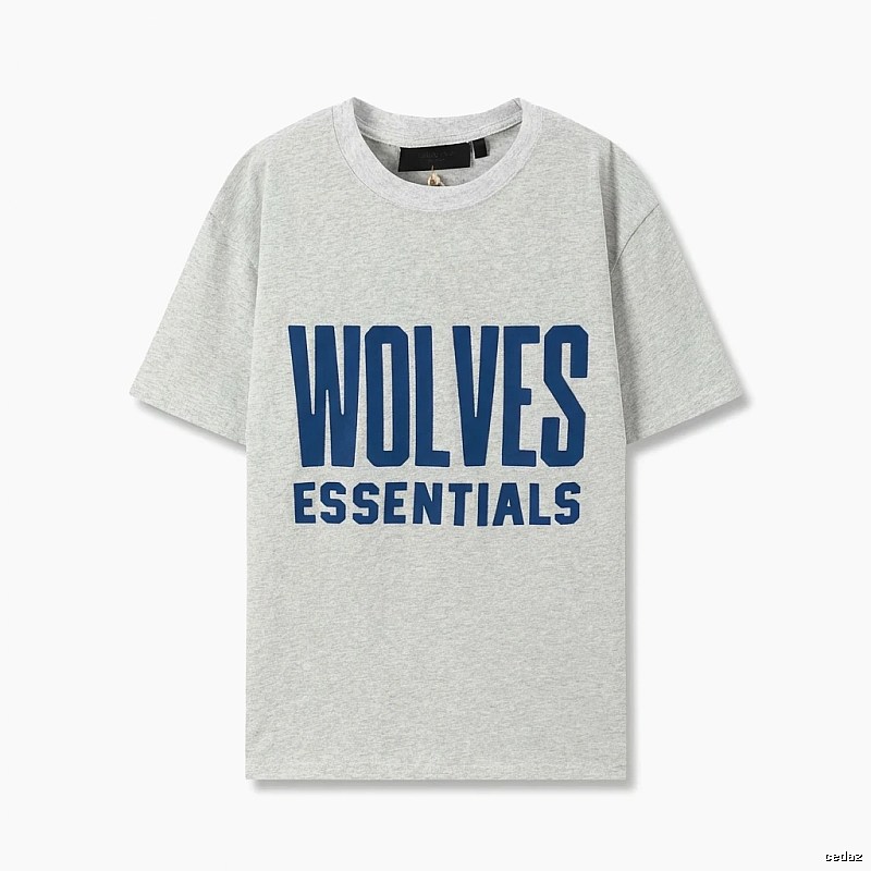 ESSENTIALS Simple Grey Short Sleeve