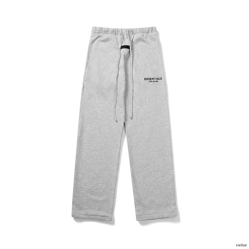ESSENTIALS simple-style light gray sweatpants