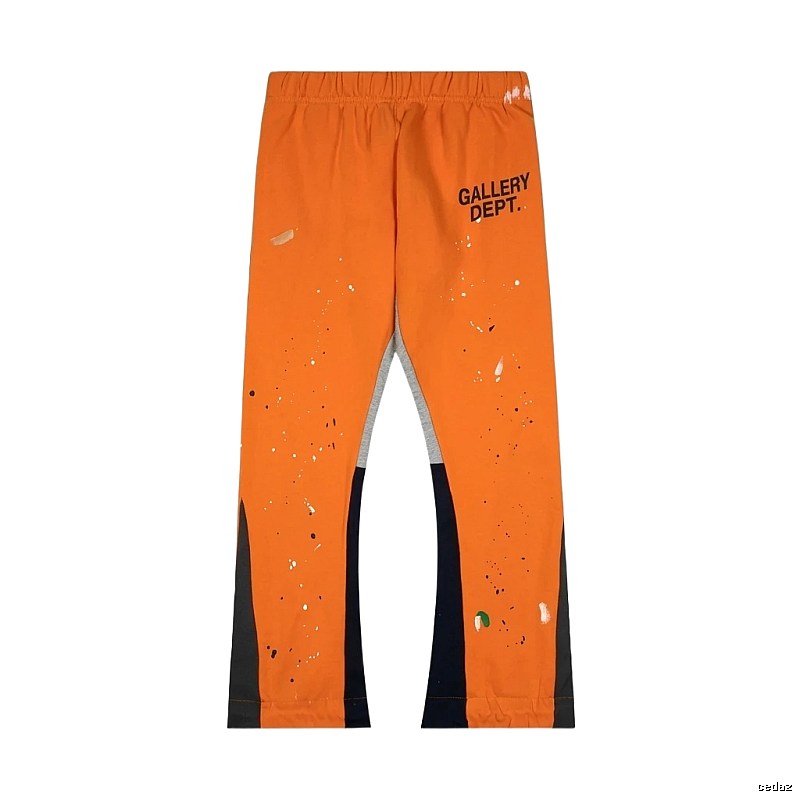 Gallery Dept. Art Graffiti Style Orange Pants