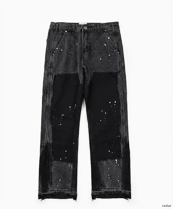 Gallery Dept Graffiti-style Black Jeans