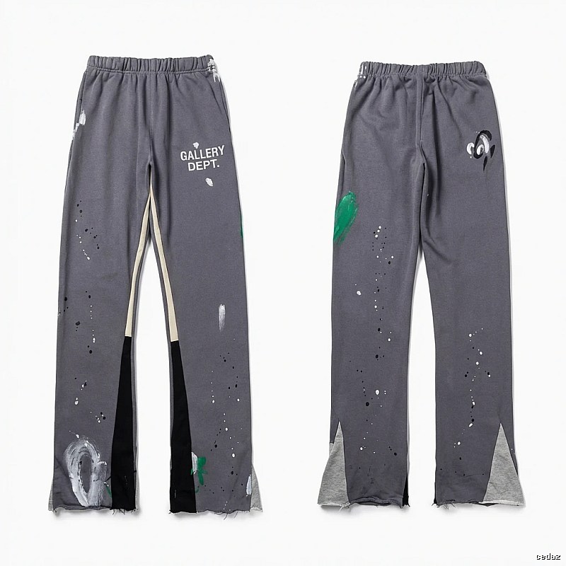 Gallery Dept Graffiti Style Grey Trousers