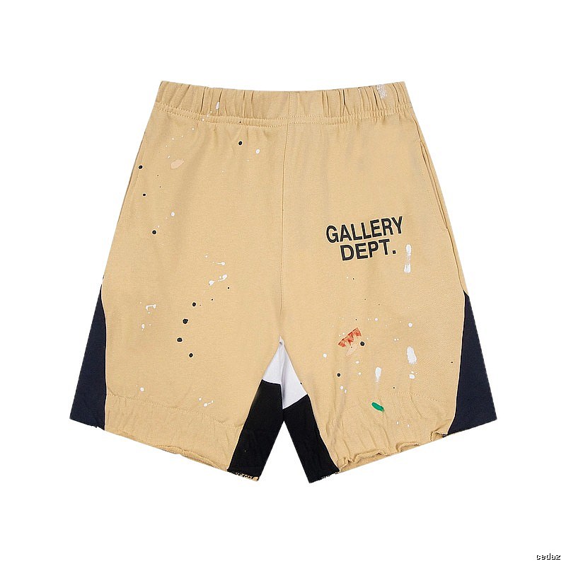Gallery Dept. Graffiti Style Khaki Shorts
