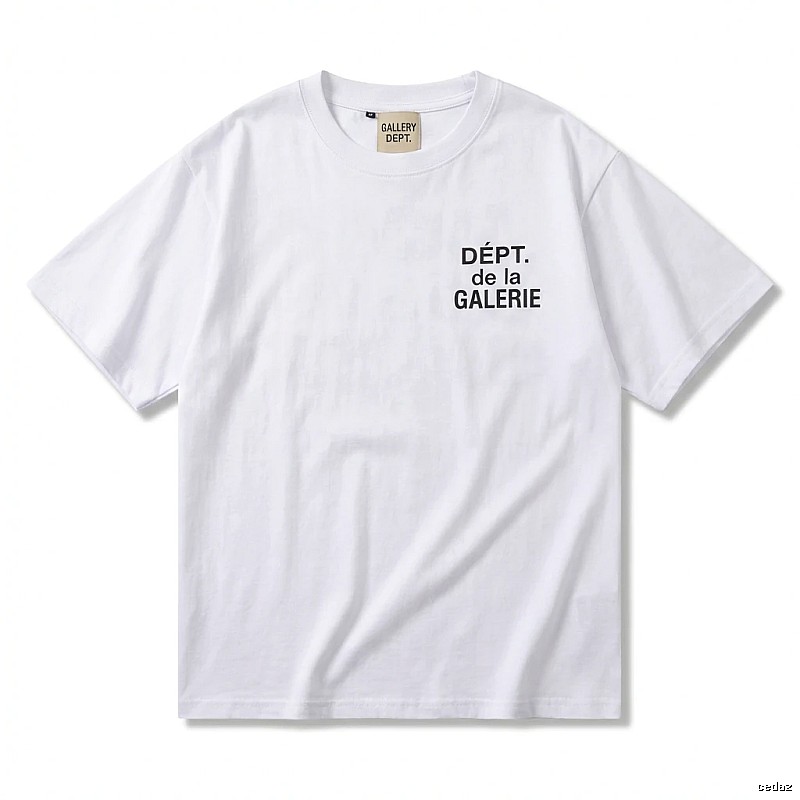 Gallery Dept Minimalist Style White T-shirt
