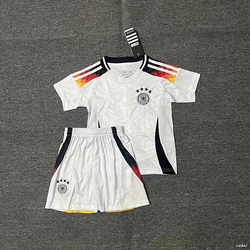 Germany Classic Soccer jersey set White Germany Football for Daily Styling