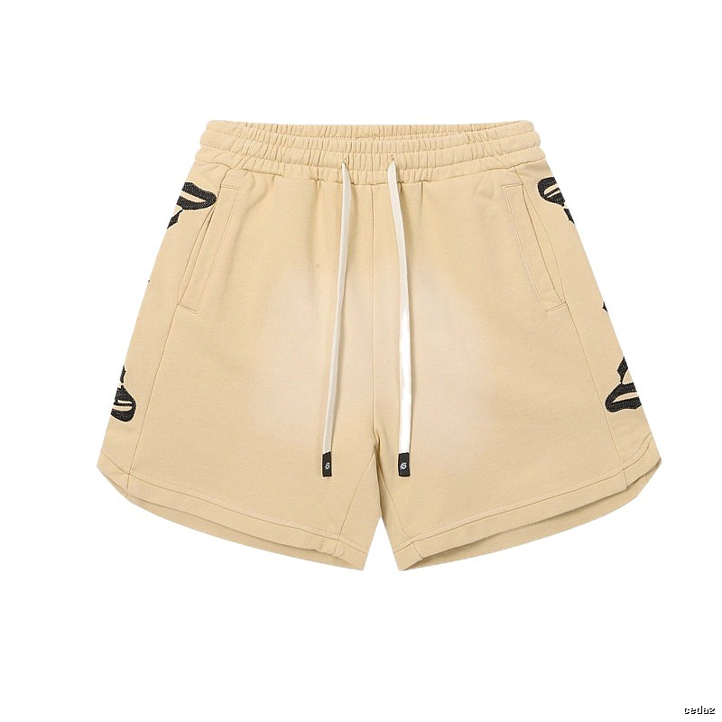 Godspeed Print Street Style Khaki Shorts