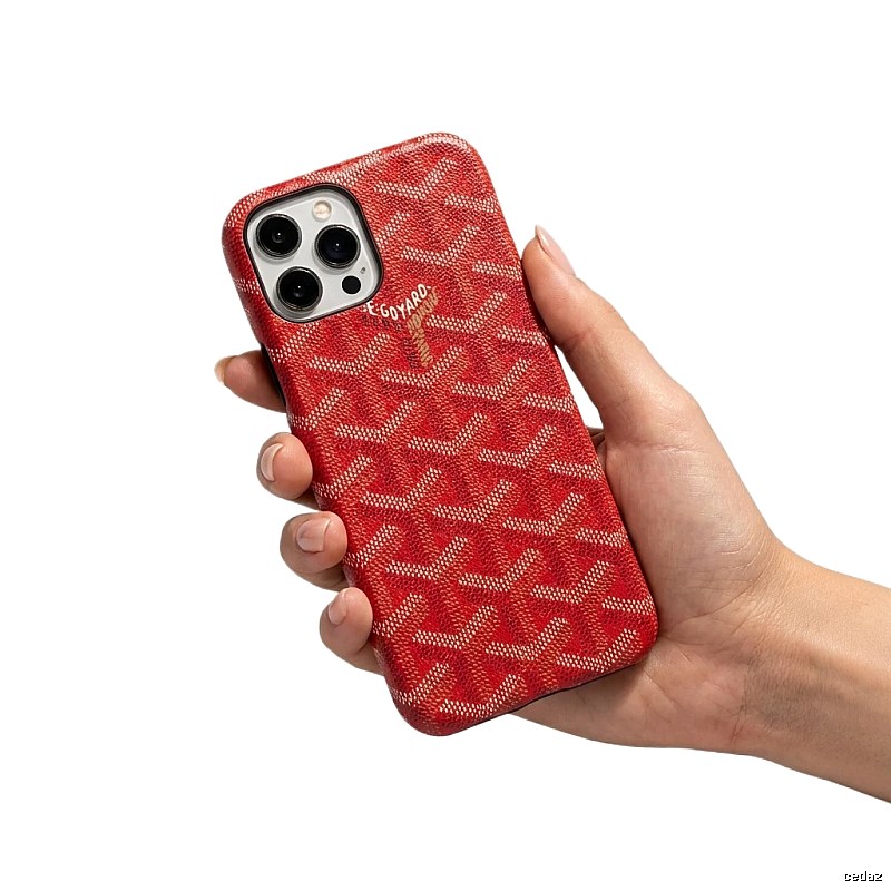Goya's classic red iPhone case
