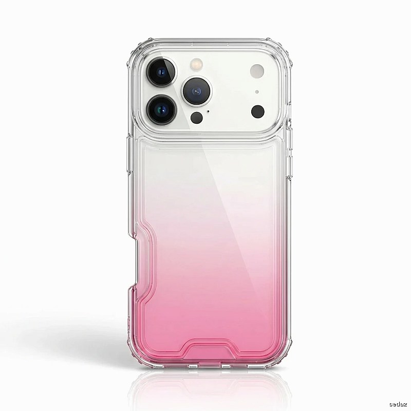 Gradual - change - style iPhone pink case of trendy brand