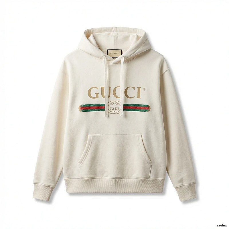 Gucci classic retro style white sweatshirt