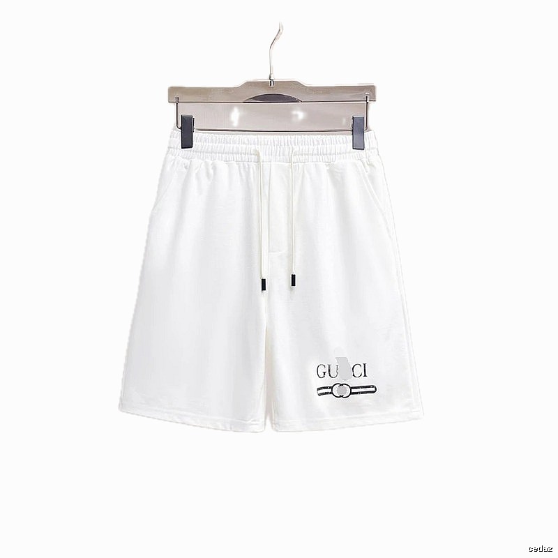 Gucci Letter Print Casual Style White Shorts