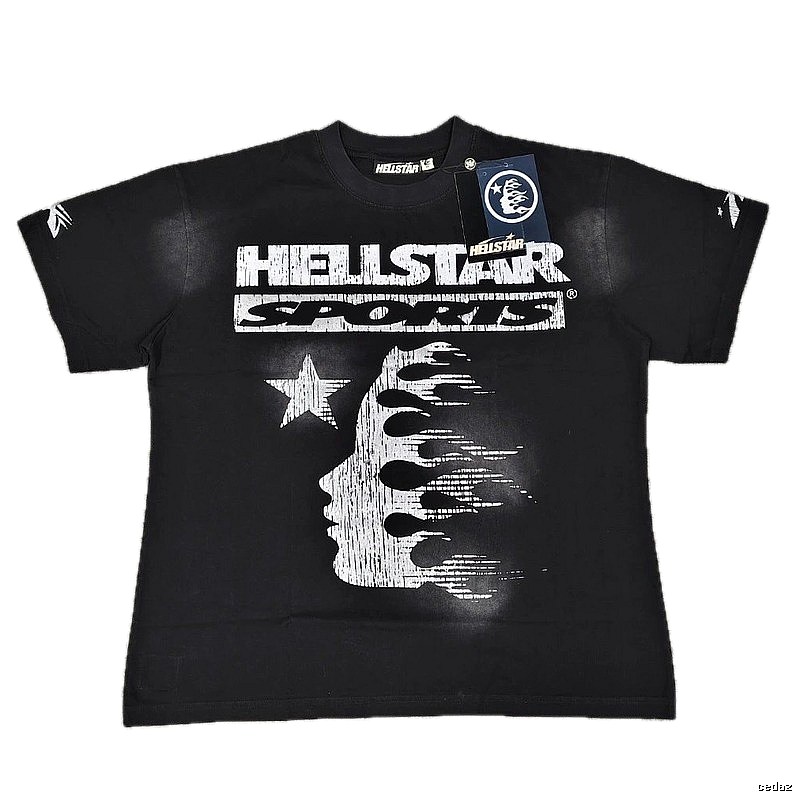 Hellstar Sports Street Style Black Short-sleeve T-shirt