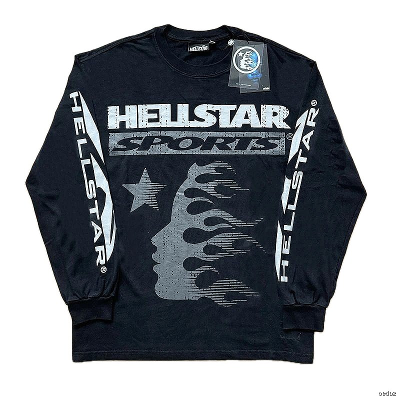 Hellstar Sporty Style Black Long Sleeve