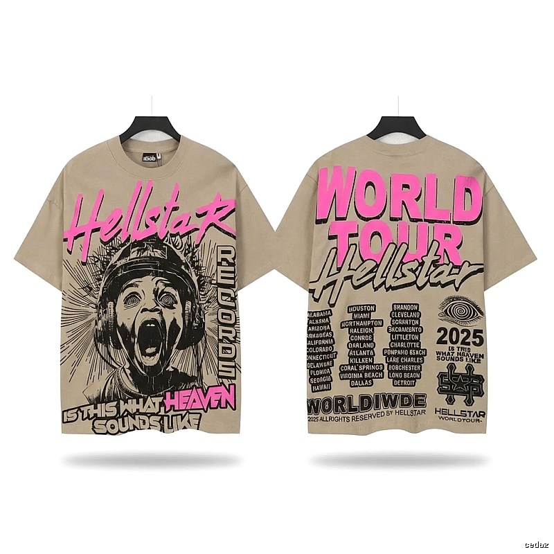 Hellstar World Tour Khaki T-shirt
