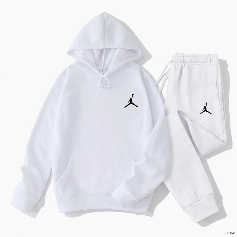 Jordan sporty white suit