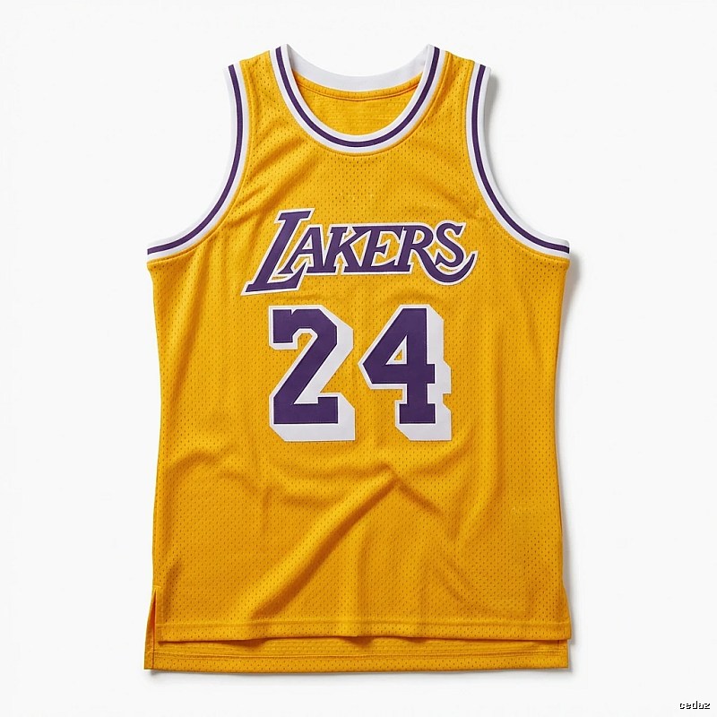 Kobe Lakers No. 24 yellow jersey