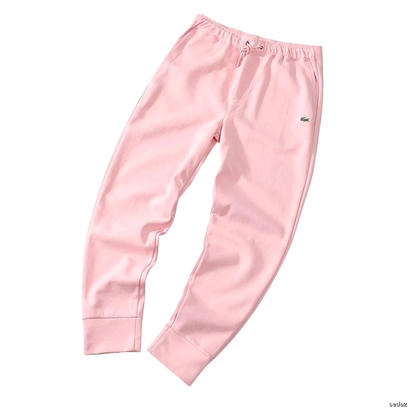 Lacoste simple-style pink sweatpants