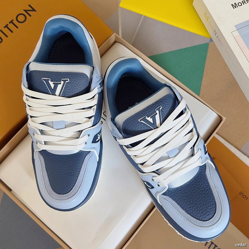 Louis Vuitton Navy Navy Low-top Sneaker for Casual Outfits