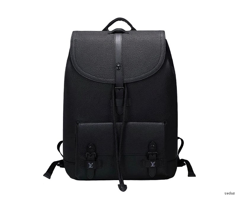 LV classic black backpack