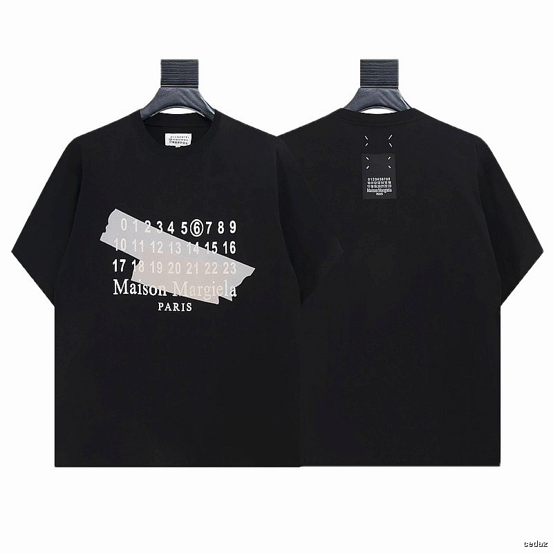 Maison Margiela Digital Print High Street Black T-Shirt
