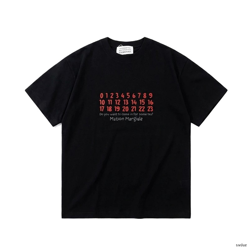 Maison Margiela Digital Style Black T-shirt