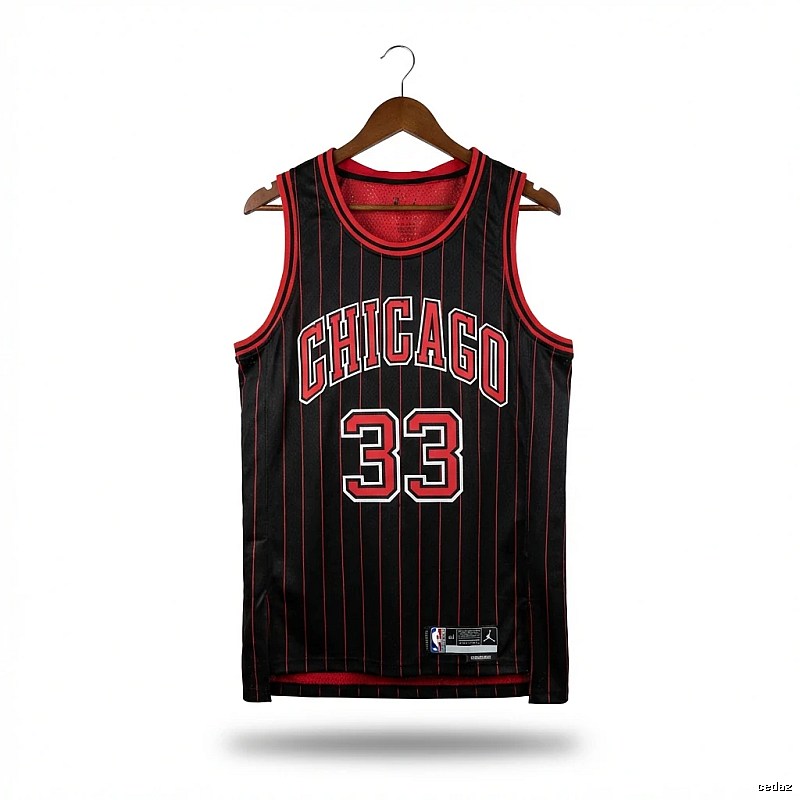 Michael Jordan retro black and red jersey