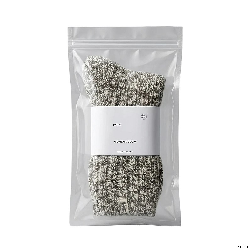Miu Miu Knitted Style Gray-White Socks