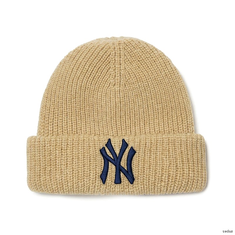 MLB classic beige knitted hat