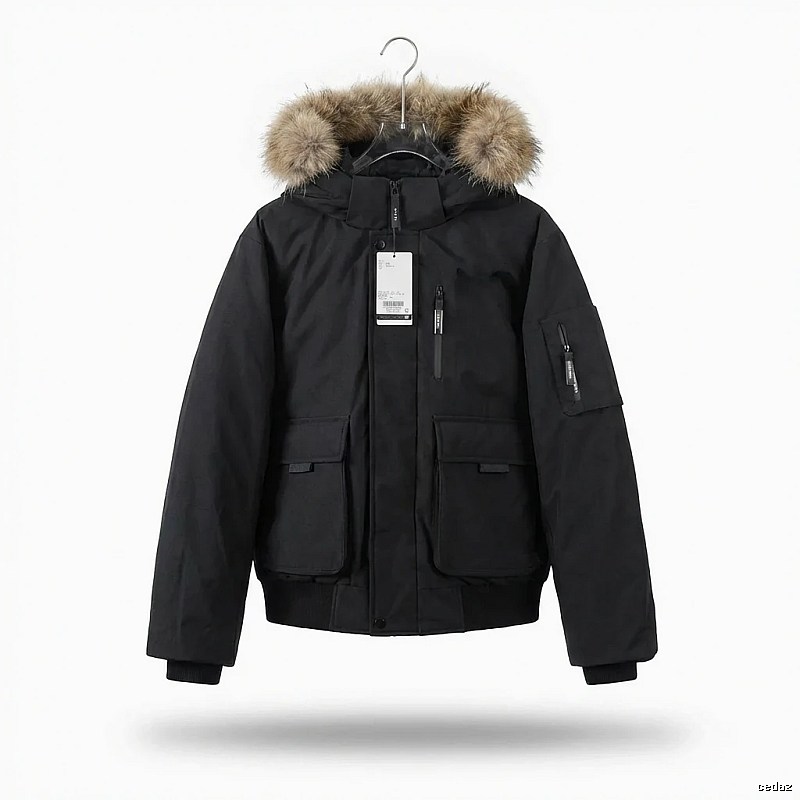 MLB Workwear Style Black Down Jacket