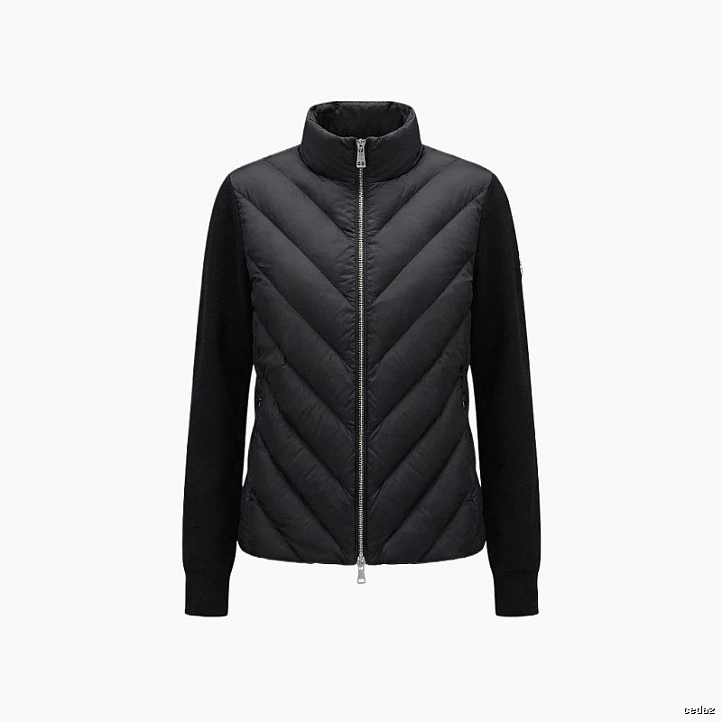 Moncler black casual style down jacket