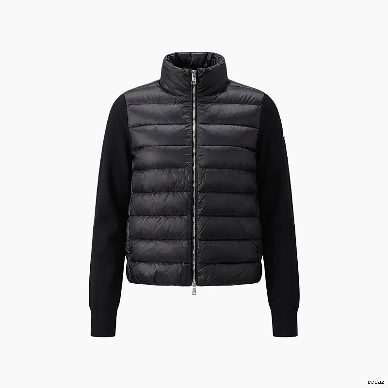 Moncler black fashionable down jacket