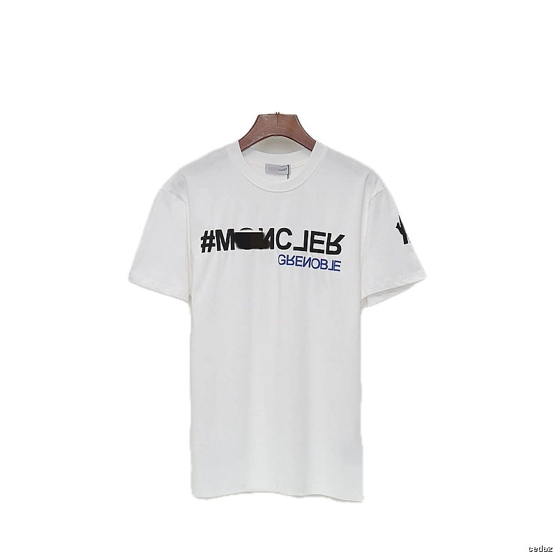 Moncler Grenoble Trendy Printed White T-Shirt